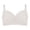 Beige, variant on Womens Bras Pure Cotton Close Knit Front Opening Anti Sagging Plus Size Bra Push Up Bras for Women