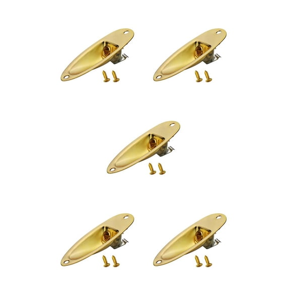 Greeniant Placa de conector para Guitarra de barco, pastilla de Guitarra de 6,35mm, conector de entrada de salida 1/4 para Stratocaster, Type8 NO8