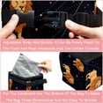 thumbnail image 4 of Leo Constellation Foldable Car Trash Bin with Lid, Leak-Proof Mini Trash Can for Car with Hanging Storage Bag, 4 of 6