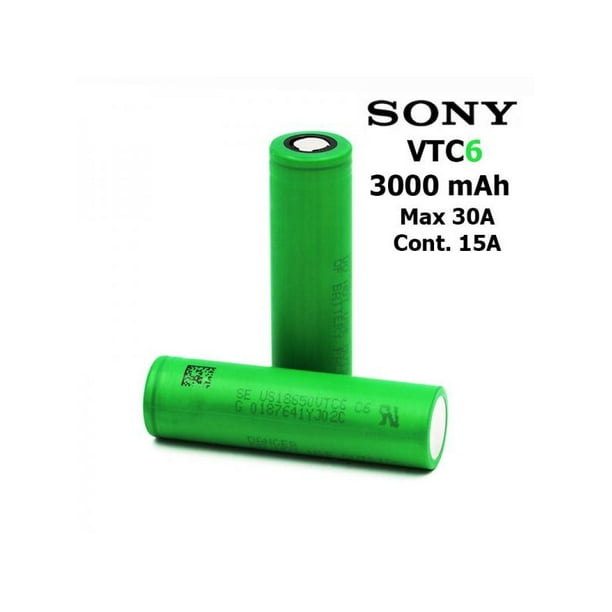Marinavida Vtc6 Nmc For Sony 3000mah 30a Rechargeable High Drain Battery For Mods Lot Walmart Com Walmart Com