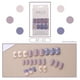 thumbnail image 2 of Juego de 24 uñas postizas acrílicas cortas con pegamento HUOGUO, 2 of 5