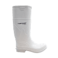 thumbnail image 3 of Dunlop White PVC Plain Toe - Rubber Boots for Men & Women - PVC - Work & Concrete Boots - Soft Toe - Waterproof with Tall Shaft - Chemical and Slip Resistant - White - Size 3-13, 3 of 6