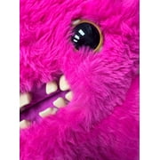 17 Fuggler Bigg Fugg Screech (Pink) Funny Ugly Monsters Plush Weird Alternative Plush Human-like teeth, Large and in Charge