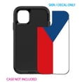 thumbnail image 2 of DistinctInk Custom SKIN / DECAL compatible with OtterBox Defender for iPhone 11 (6.1" Screen) - Czech Republic Flag, 2 of 5