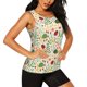 thumbnail image 2 of Fotbe Ladybug And Wild Flowers Blusas Sin Mangas para Mujer – Estilo Casual, Corte Suelto, Slim-Fit, Cuello Redondo Deportivo, Tops de Verano para Gimnasio y Yoga-Small, 2 of 7