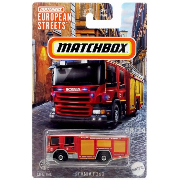 Matchbox European Streets Scania P360 Diecast Car