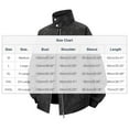 thumbnail image 2 of LMOIPLI Warm Soft Coat for Men Casual Full Zip Up Long Sleeve Stand Collar Jackets Loose Fit Solid Color Fashion Outerwear with Pockets Black XL, 2 of 4