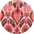 thumbnail image 1 of Ahgly Company Indoor Square Patterned Pastel Pink Area Rugs, 3' Square, 1 of 6