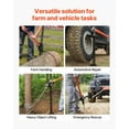 thumbnail image 6 of Farm Jack 48 Inch High Lift 3.18 Ton 7000 lbs Capacity Heavy Duty Ratcheting Off Road Utility Jack with 5.12 to 42.5 Inch Lifting Range for Tractor Truck SUV, 6 of 6