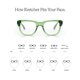 thumbnail image 4 of Lentes de Lectura eyebobs Kvetcher Transparente Gris Verde Azulado 1.5D, 4 of 7