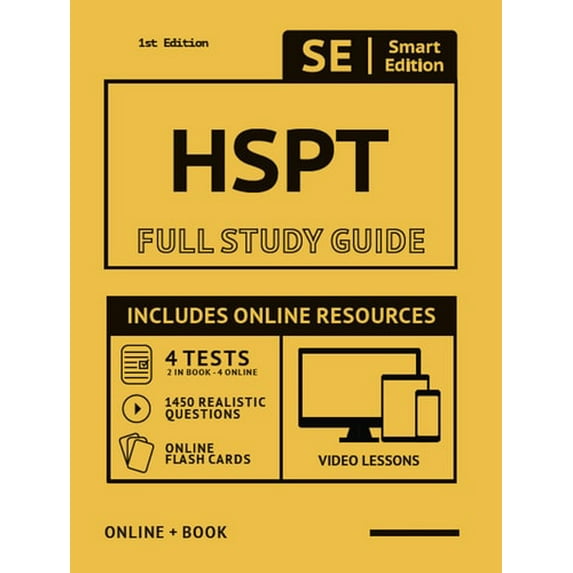 Pre-Owned PSAT 8/9 Full Study Guide: Complete Subject Review With Online Video Lessons, 4 Full Practice Tests Book + Online, 900 Realistic Questions, Plus Online Paperback