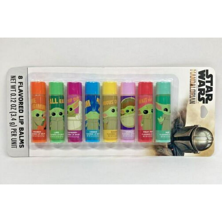 Star Wars The Mandalorian the Child Baby Yoda Grogu 8 Pack Lip Balm