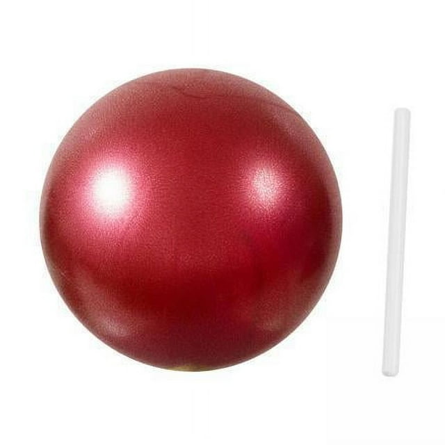 Almencla 2X Small Pilates Ball Heavy Duty Workout Ball for Home Gym Balance Red