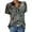 Dark Gray, variant on Tops for Womem Casual Tops Summer Shirts For Women, Women's Short Sleeve Lapel Neck Tops With Button Flower Print Tops V Neck Tees Summer Tunic Blouse