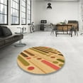 thumbnail image 4 of Ahgly Company Tapis d'Intérieur Lavables en Machine, Rectangle, Zone Orange de Transition, 8' x 10', 4 of 7