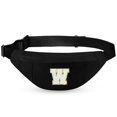 thumbnail image 1 of Parche personalizado con la letra inicial de Fanny Pack MAXTOP, negro, 1 of 7