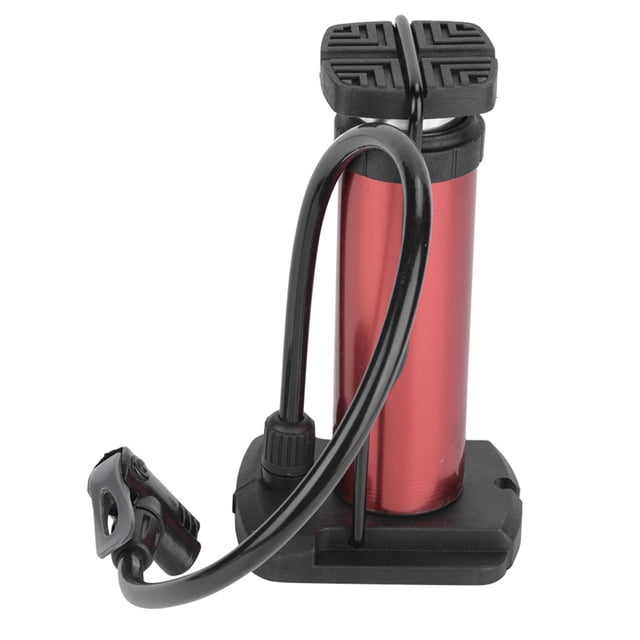 Bicycle Pump, Convenient To Carry Silver Blue Bike Foot Pump, Bike For Air Valve