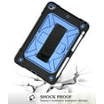 thumbnail image 3 of iPad Air 2 Case, iPad Pro 9.7" Case, Allytech Heavy Duty Shockproof Protective Covers with 360 Rotate Stand /Hand Strap/ Should Belt /Pencil Holder Covers for Apple iPad Air 2/ Pro 9.7",Black/Blue, 3 of 6