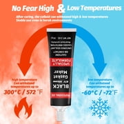 RTV Silicone Gasket Maker, High Temp Silicone Resist Oil, Anti-Freeze RTV Silicone Sealant for Engines, Gearboxes, Pumps, Superchargers (Red, 170g)