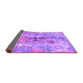 thumbnail image 2 of Ahgly Company Indoor Square Oriental Purple Industrial Area Rugs, 3' Square, 2 of 4