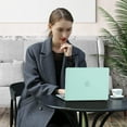 thumbnail image 6 of Mosiso MacBook Pro 14 inch Case 2024-2021 M5 M4 M3 M2 M1 Pro Max A3434 A3112 A3185 A3401 A2918 A2992 A2779 A2442, Plastic Hard Shell&Keyboard Cover&Screen Film&Pouch, Mint Green, 6 of 6