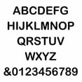thumbnail image 2 of 1 Set, 3 Inch x 1/4 Inch A - Z Round Font Wood Letters for Wood Craft Project, Children or Adult Art Work, Home and Holiday Décor and DIY Fun, Made in USA, 2 of 2