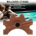 thumbnail image 4 of 1pcs Pool Cue Bridge Head,Portable Walnut Wood Pool Bridge Head For Pool Table, Game, Competition, 4 of 8