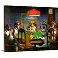 thumbnail image 4 of Dogs Playing Poker by Cassius Marcellus Coolidge Poker room Framed Wall Art Print, 4 of 5