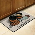 thumbnail image 3 of Pumpkin Spooky Dog Food Mats for Floors Happy Halloween Absorbent Water Non-Skid 17x30 Inch Cat Food Mat Cat Feeding Mat Dog Water Bowl Mat for Messy Drinker, 3 of 7