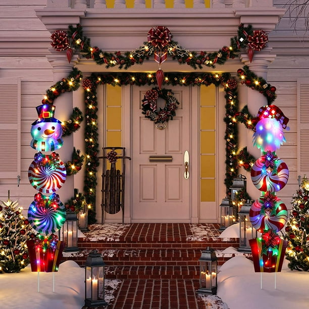 SINMI Guirlande Lumineuse,Flocon de neige Guirlande Lumineuse,6M 40 LED  Lumières de Noël Intérieur et extérieure,pour Décoration Maison Fête,Guirlande  noel 