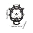 thumbnail image 3 of Climbing for Outdoor Adventures Lightweight Aluminum Gear for Hiking and Winter Rock Climbing with Adjustable Straps and Compact Folding Design 2PCS, 3 of 5