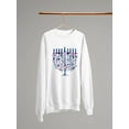 thumbnail image 3 of Boho Hanukkah I Sweatshirt Women -Grace Popp Designs, Female Large, 3 of 4