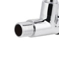 thumbnail image 1 of Kitchen Brass Wall Mount Single Cold Water Faucet Home Sink Chrome Plated 360 Degree Rotation, 1 of 7