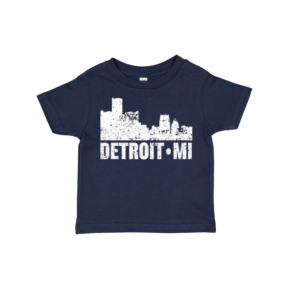 Inktastic Detroit Skyline Grunge Boys or Girls Toddler T-Shirt
