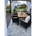 thumbnail image 2 of Hauteloom Banstead Hallway, Kitchen Patio Outdoor Runner Rug - Traditional - Light Gray, Black, Medium Gray - 2'7" x 7'3", 2 of 16