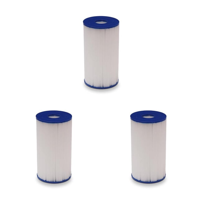 bedienty Inflatable Swimming Pool Filter Refill Portable Spa Hot Tub Pump Filters Filtration System Repair Maintenance Spare Parts III Type 3Set