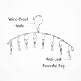 AHGLOP-4 Pack Stainless Steel Laundry Drying Rack Clothes Hanger with ...