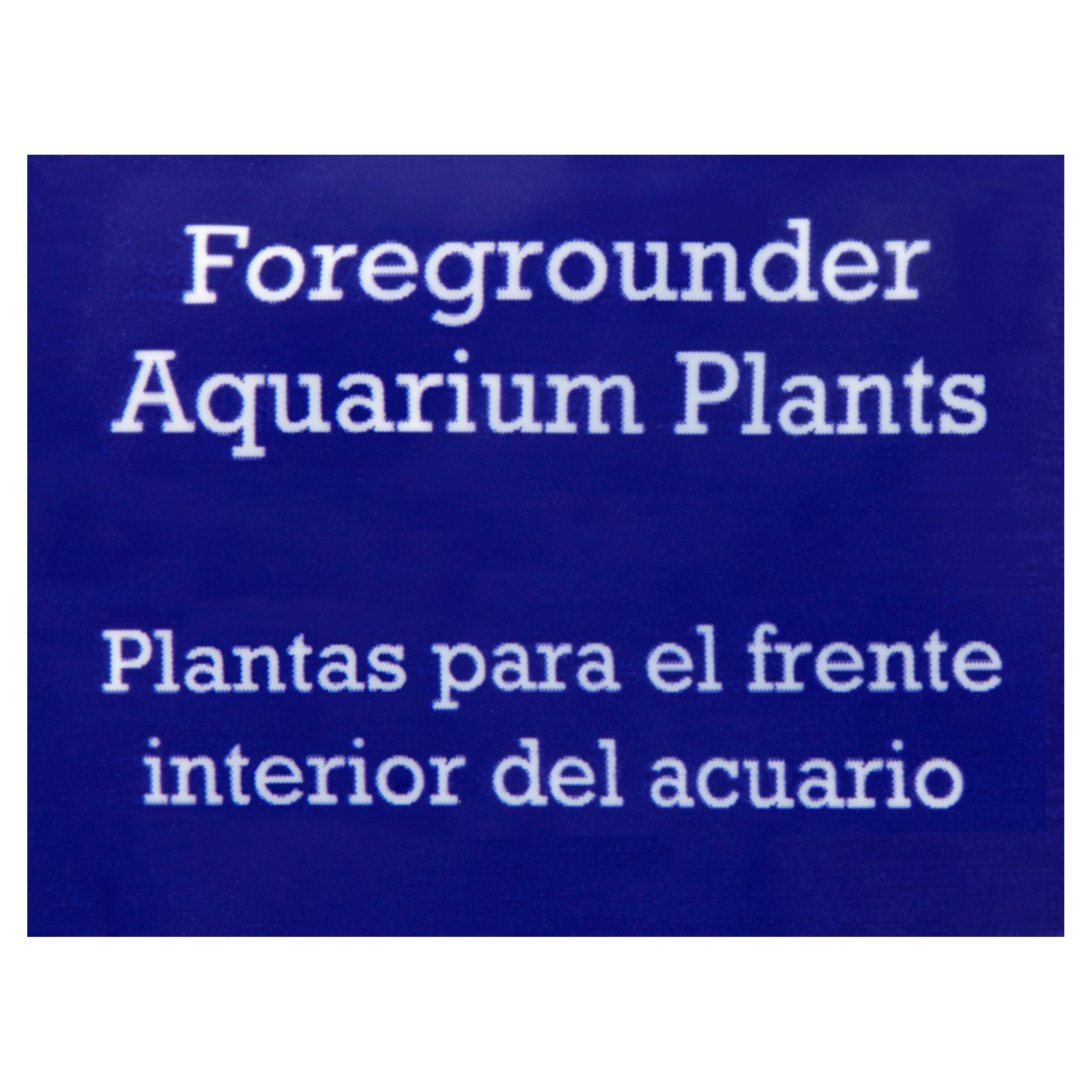 (2 pack) Aqua Culture Foregrounder Plastic Aquarium Plants - Multicolored - 3 Count Per Pack