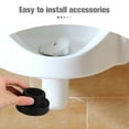 thumbnail image 3 of HONMEET 2Pcs Urinal Replacement Parts Rubber Ring Black for Urinal Pipe Fittings, 3 of 7