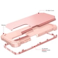 thumbnail image 3 of JTCASES for Motorola Moto Edge 2021 Case, Drop Resistant Corners, Wireless Charging, Heavy Duty Shockproof Hybrid Hard PC Bumper, Camera Protection, Skin-feel Anti-scratch Tough Cover, Rosegold, 3 of 7