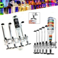 thumbnail image 5 of Wine Liquor Dispenser Wall Mount Stand Rack Beer Alcohol Holder Bar 4 Bottle, 5 of 11
