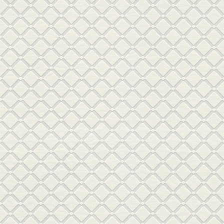 Brewster Home Fashions Armin White Diamond Trellis Paintable Wallpaper