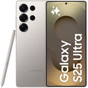 SAMSUNG Galaxy S25 Ultra SM-S938B/DS 256GB + 12GB RAM AI Smartphone, Factory GSM Unlocked, International Model - Titanium Gray