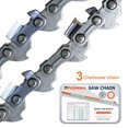 thumbnail image 2 of FUSIHWA Chainsaw Chain 14 Inch 3/8"LP Pitch .050" Gauge 50 Drive Links Fits Stihl MS194T MS193T MS192T, Remington, McCulloch - 36130050050, S50(3 Chains), 2 of 23