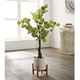 thumbnail image 2 of SAFAVIEH Faux 34.25 Inch Eucalyptus Potted Tree, White, 2 of 5