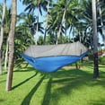 thumbnail image 2 of OYIGU Camping Hammock with Mosquito Cover, Mosquito Proof Hanging Bed, Hammocks for Outside with Mosquito Net, Portable Nylon Swing Hammock, 2 of 6