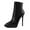 Black, variant on XYD Women Sexy Pointy Close Toe Stiletto Platform High Heels Ankle Bootie Office Short Boots Side Zip Dress Shoes Size 7 Black