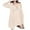Beige, variant on Nexjvus Women's Nightgowns Silk Sleepwear Nightdress 2 Piece Size L