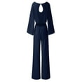 thumbnail image 6 of Clearance!NMMUED Dressy Jumpsuits for Women, One Piece Jumpsuits for Women, Cotton Jumpsuits for Women, Formal Jumpsuits for Women, Elegant Jumpsuits for Women, Blue XL, 6 of 8