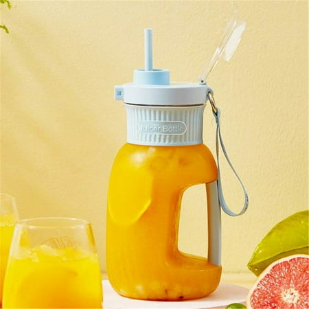 

Shishian 1X Juicer Bucket Portable Wireless Portable Juicer Bottle Rechargeable Electric Deluxe Juicer For Fruit And Vegetable Plastic （Clearance）